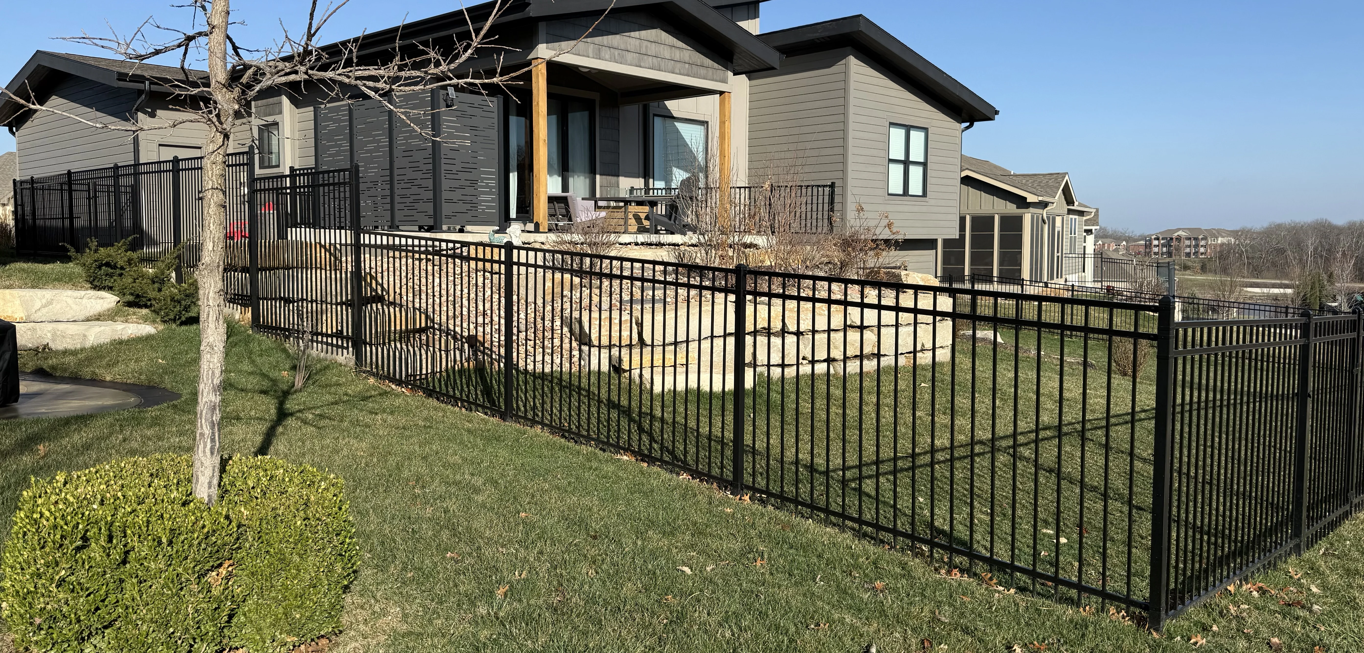 Metal fence project