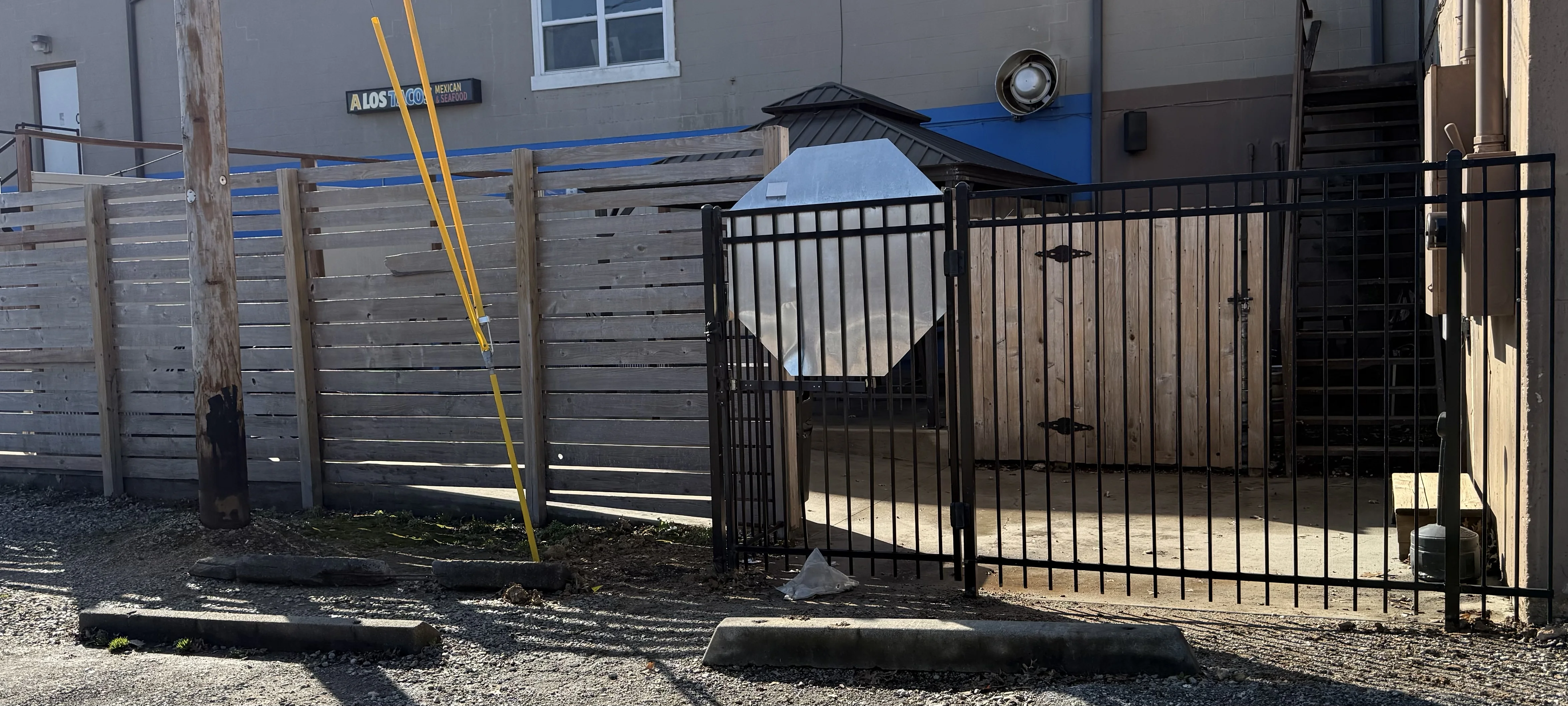 Metal fence project